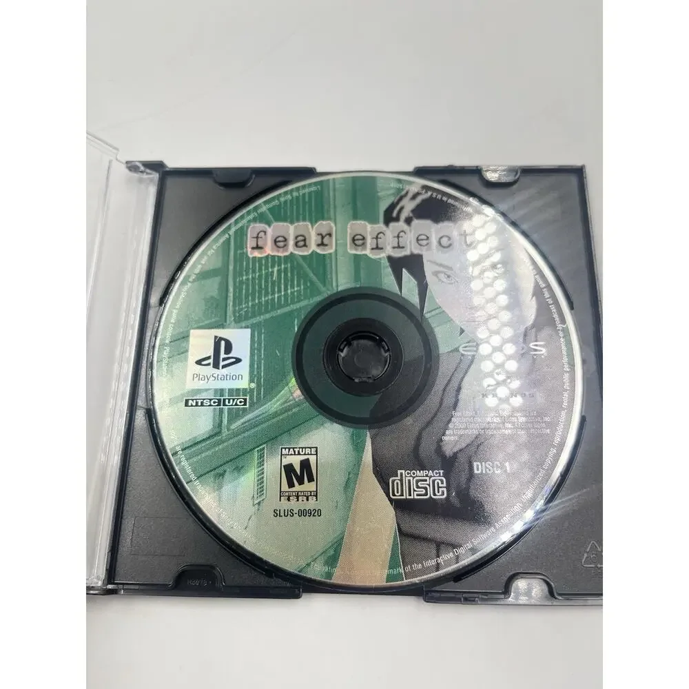 Fear Effect Disc 1 Only (Sony Playstation, 2000) PS1 - Free Shipping!